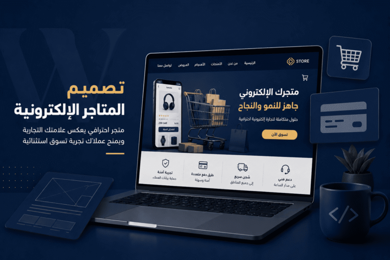 Read more about the article تصميم متجر إلكتروني احترافي: دليلك الشامل للنجاح في التجارة الإلكترونية