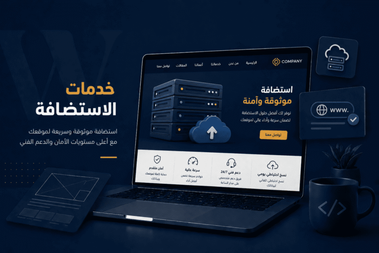 Read more about the article خدمات الاستضافة: الأساس الحقيقي لنجاح موقعك الإلكتروني وإستقراراه على الإنترنت